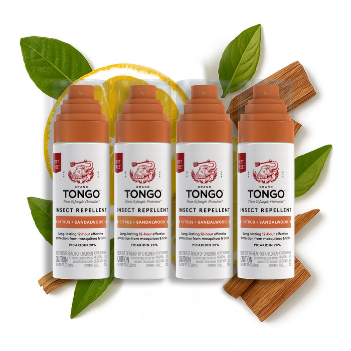 Citrus + Sandalwood Insect Repellent - Pump Spray - 4-Pack