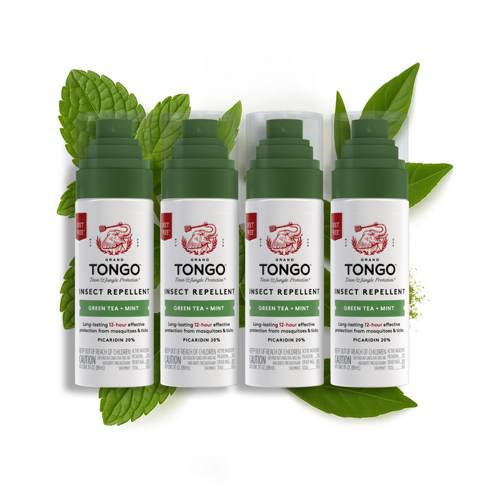 Green Tea + Mint Insect Repellent - Pump Spray - 4-Pack