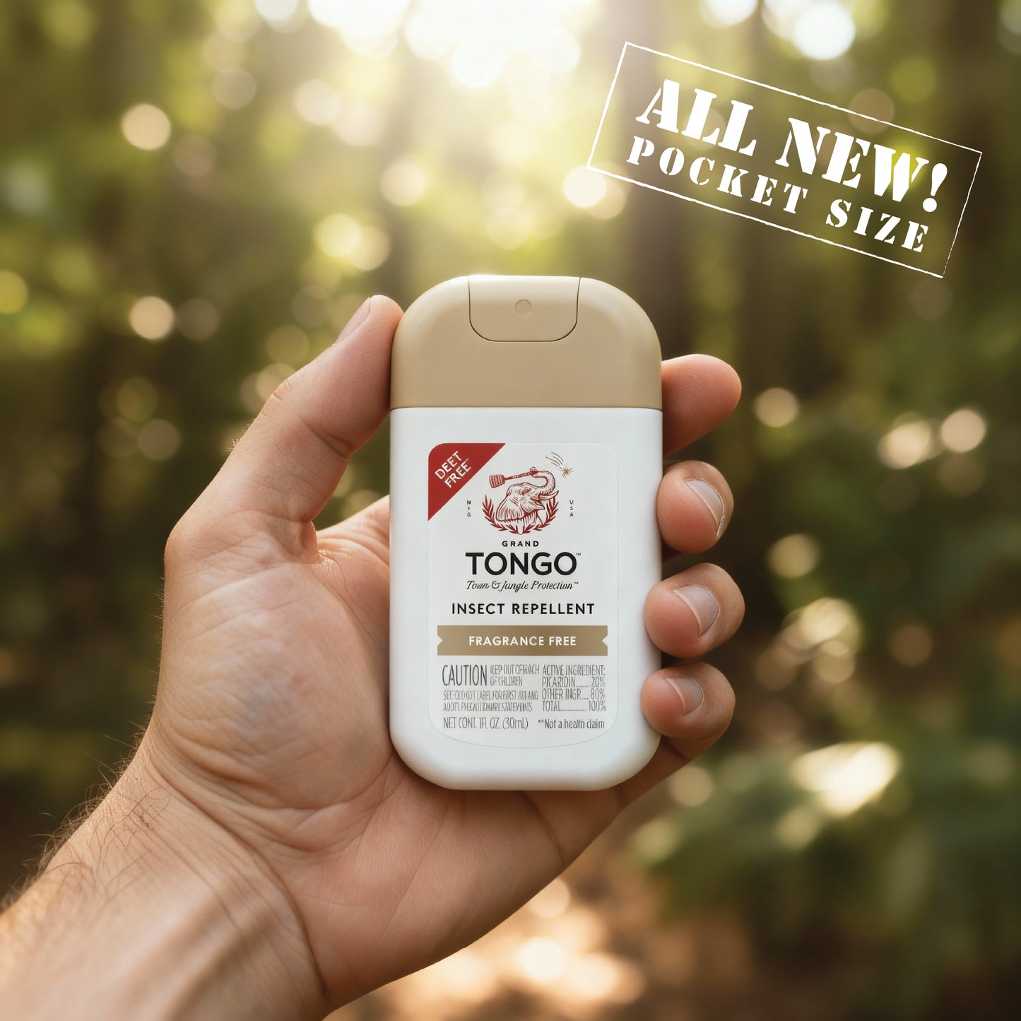 Fragrance Free Insect Repellent - Pocket Spray - 1 pack