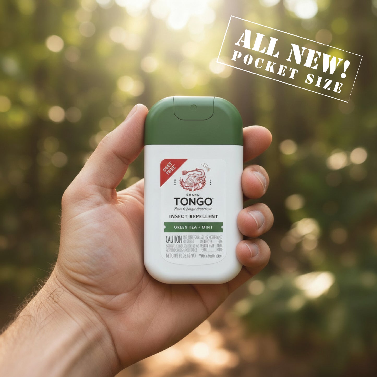 Green Tea + Mint Insect Repellent - Pocket Spray - 1 pack