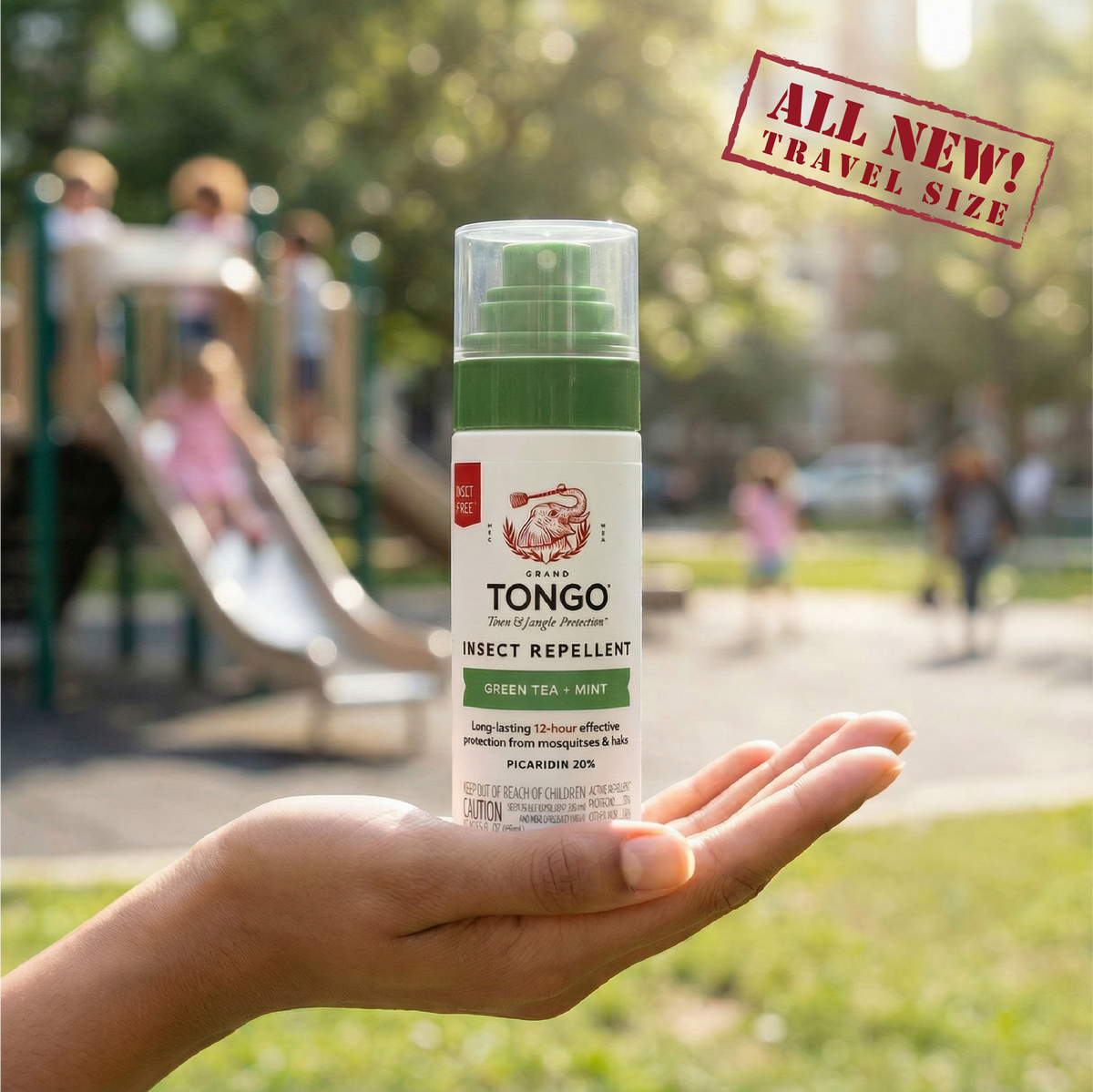 Green Tea + Mint Insect Repellent - Pump Spray - 4-Pack