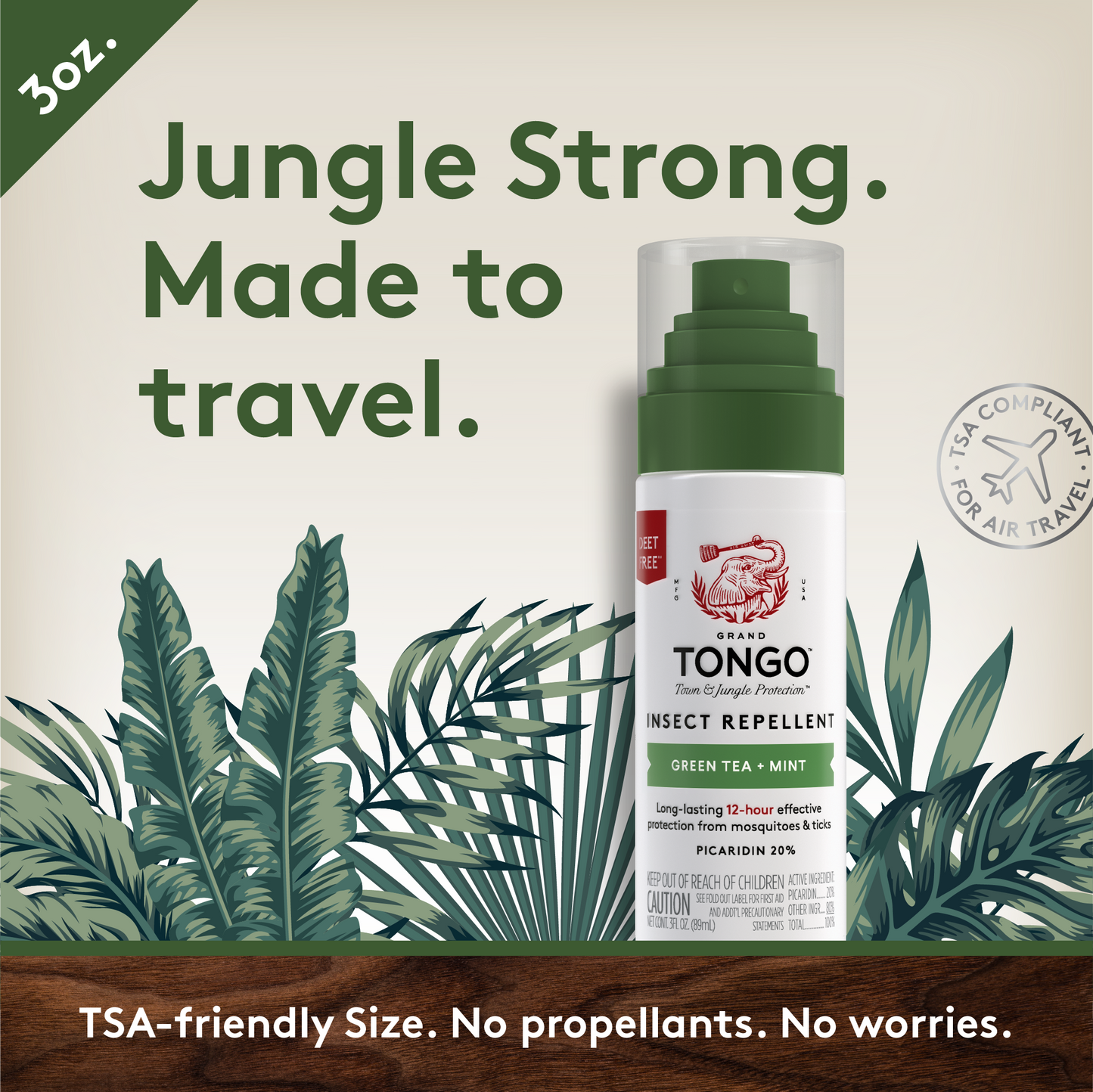 Green Tea + Mint Insect Repellent - Pump Spray - 1 pack