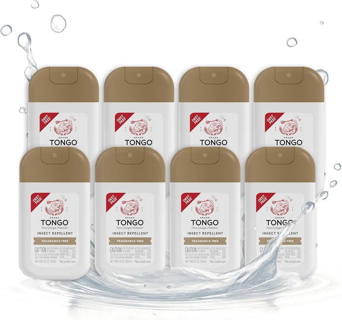 Fragrance Free Insect Repellent - Pocket Spray - 8-Pack