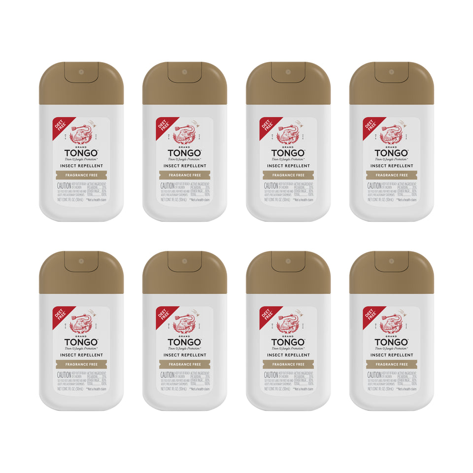 Fragrance Free Insect Repellent - Pocket Spray - 8-Pack — clean white packshot. 8 × 1 fl oz Fragrance Free Pocket Spray.