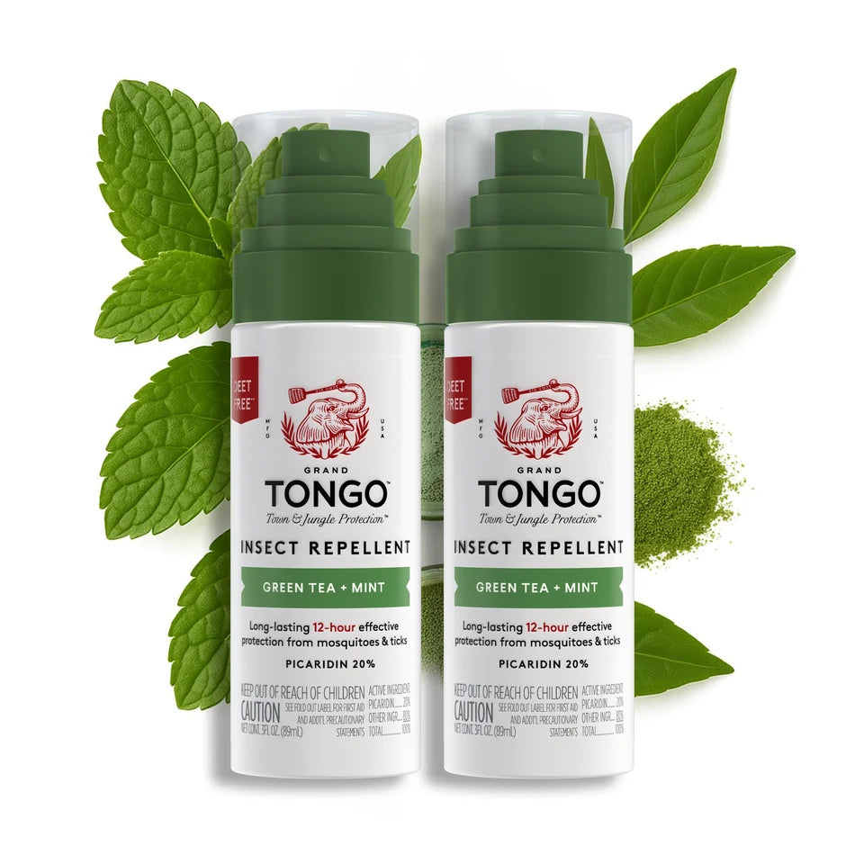 Green Tea + Mint Insect Repellent - Pump Spray - 2-Pack